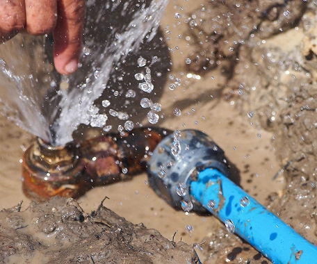 Burst Water Pipe
